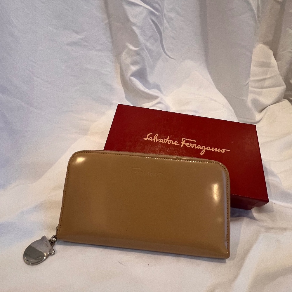 Authentic Ferragamo long wallet
